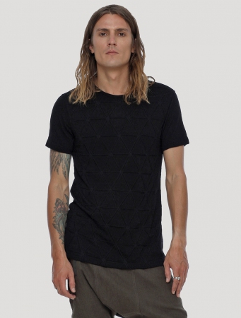 T-shirt \ Zentangle\ , Noir